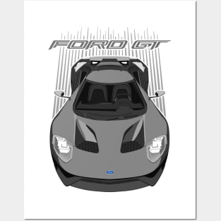 Ford GT-grey Posters and Art